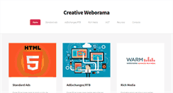 Desktop Screenshot of creative-weborama.com